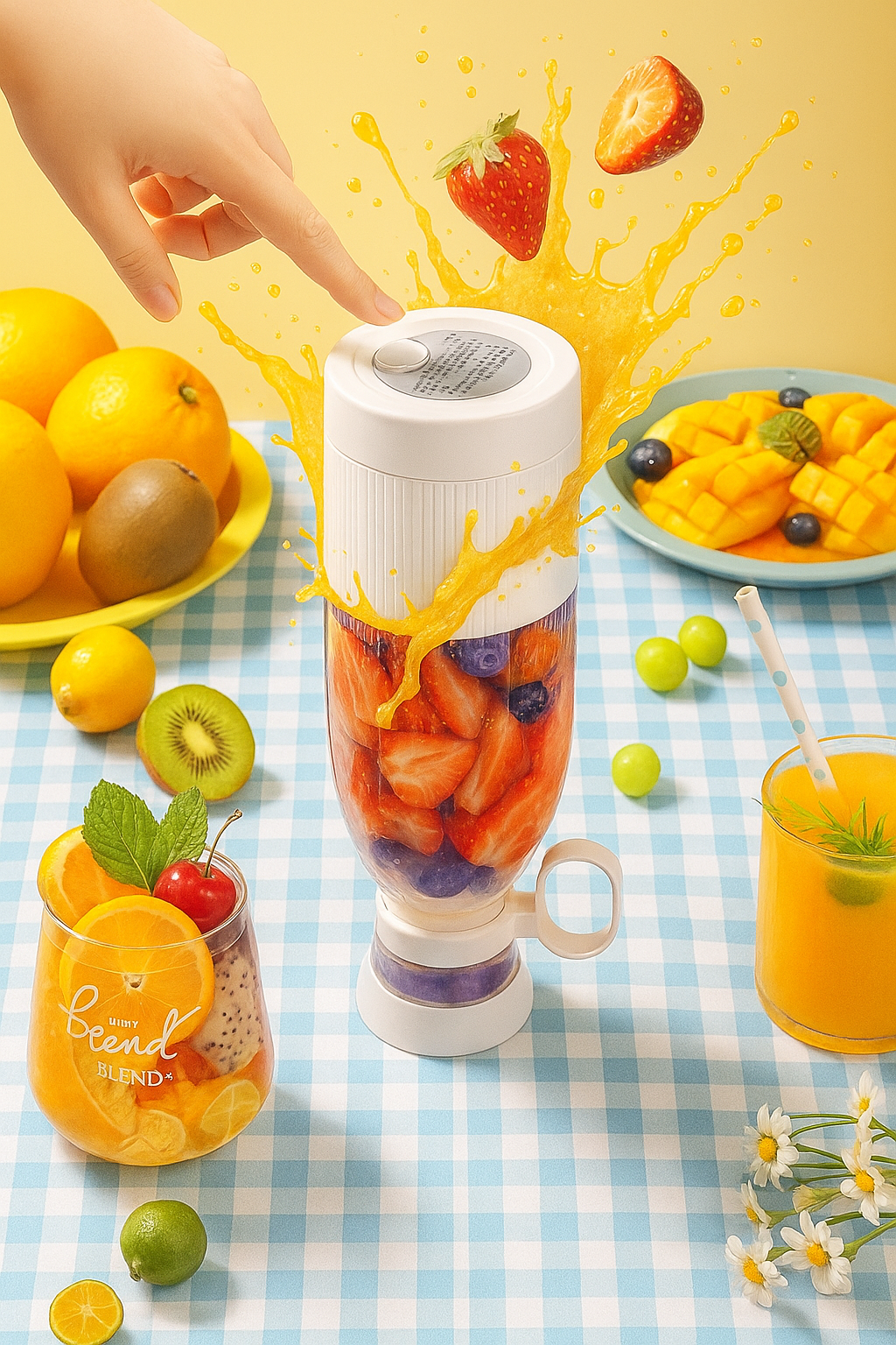 Electric Portable Mini Juicer Bottle